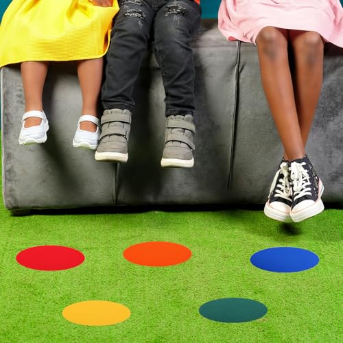 4in Spot Carpet Spots For Classroom Carpet Spots Spot Floor Markers Coordination Pad Mini Floor Spot Markers Carpet Spot Markers Carpet Spots for Classroom Carpet Spot Markers Round Sport Spot Carpe - Image 4