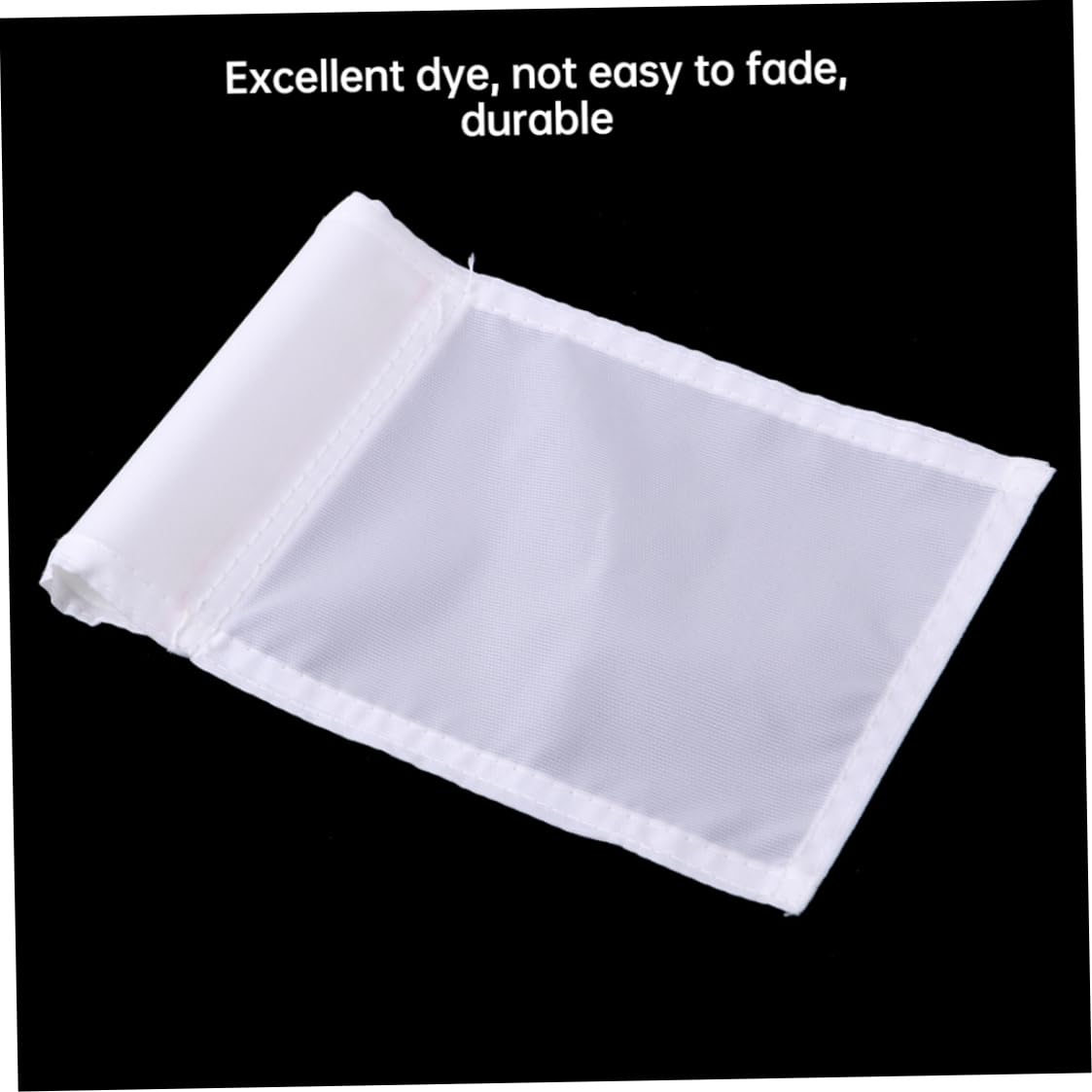 5 Stück Nylon-Golf-Putting-Green-Flaggen, 18 x 12 cm großes Trainingsloch-Pole-Cup-Banner zum Üben