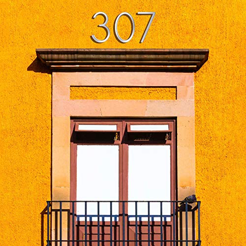 5 Inch Silver House Number Zinc Alloy Number Christmas Delicate Modern Number Garden Door Mailbox Decor Number with… - Image 8