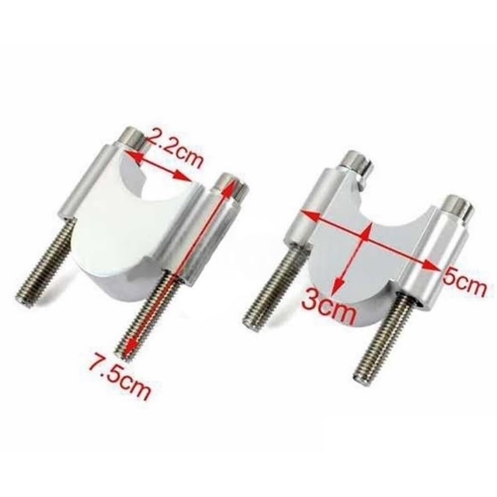 Motorrad Riser Motorrad Universal Zubehör Lenker Riser 22mm 28mm Klemmhalterung 30mm Rise Für Verlängerungsteile