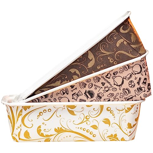 Paper Loaf Cake Pan Set – 24pcs, 6.25” x 2” x 2”, 12oz –