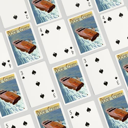 Baraja de poker Door County Wisconsin, 52 cartas miniatura 4