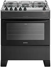 Fogão Atlas Monaco Top 5 Bocas Preto Bivolt- 300001641