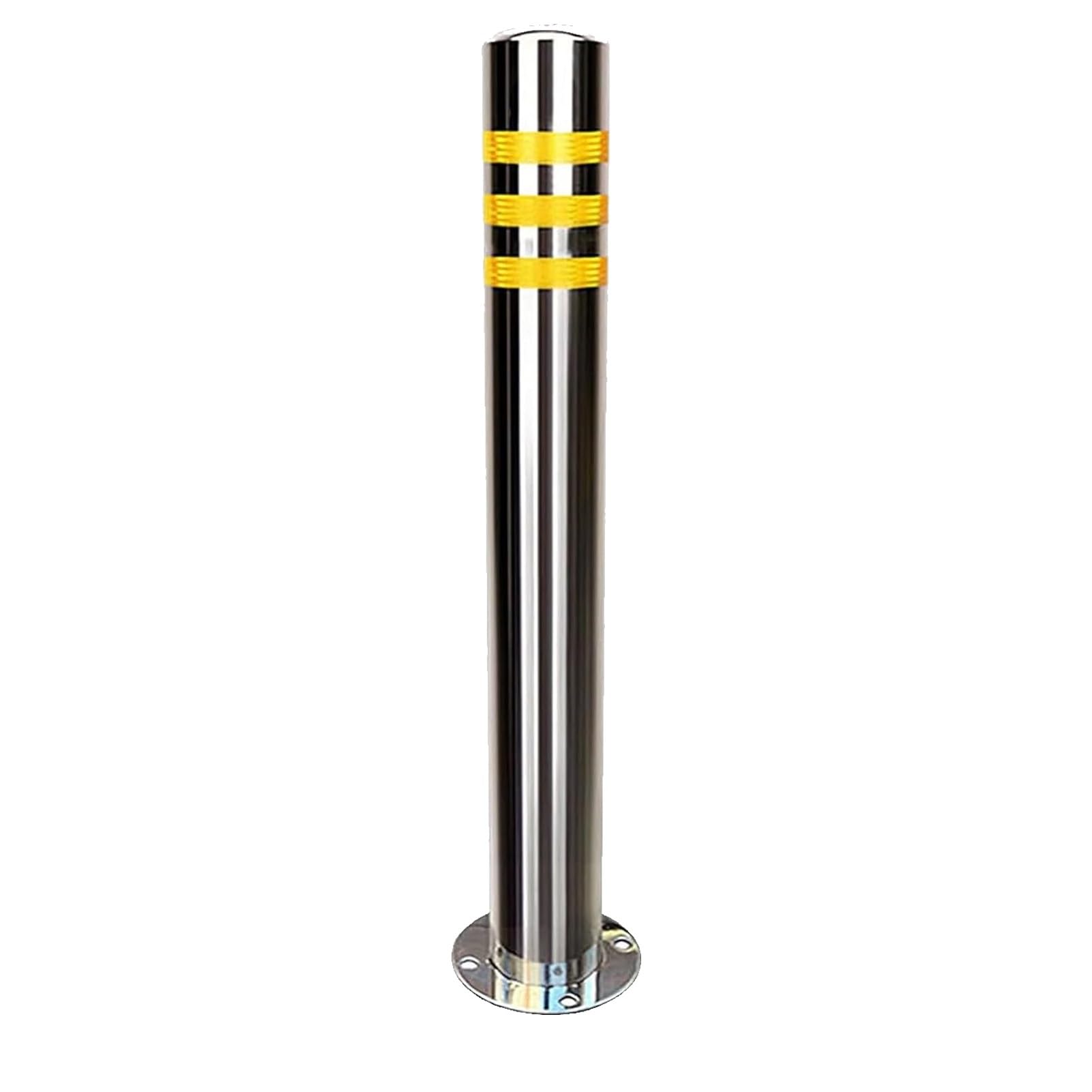GTHTUHFD Stainless Steel Safety Bollard Posts - Traffic Delineator Poles For Driveways & Parking Lots,75CM 1pcs