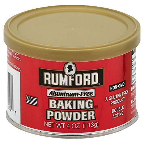 Rumford Baking Powder, Gluten Free, Aluminium Free 4 oz (Pack of 6)