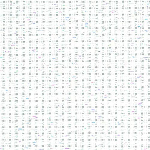 Zweigart Aida-Star 14. Size 19 Ã— 21 Inches. Color 11 White Opalescent. Original from Europe