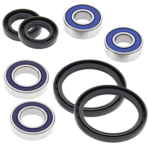Boss Bearing Y-ATV-FR-1002-1F6 Both Front Wheel Bearings and Seals Kit for Yamaha Blaster YFS200 1988-2002