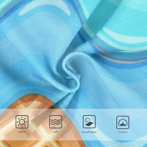 Toddler Underwear Floral 2t Cotton Little Girl Panties Durable Briefs Girls Undies Waffle Splash Blue3