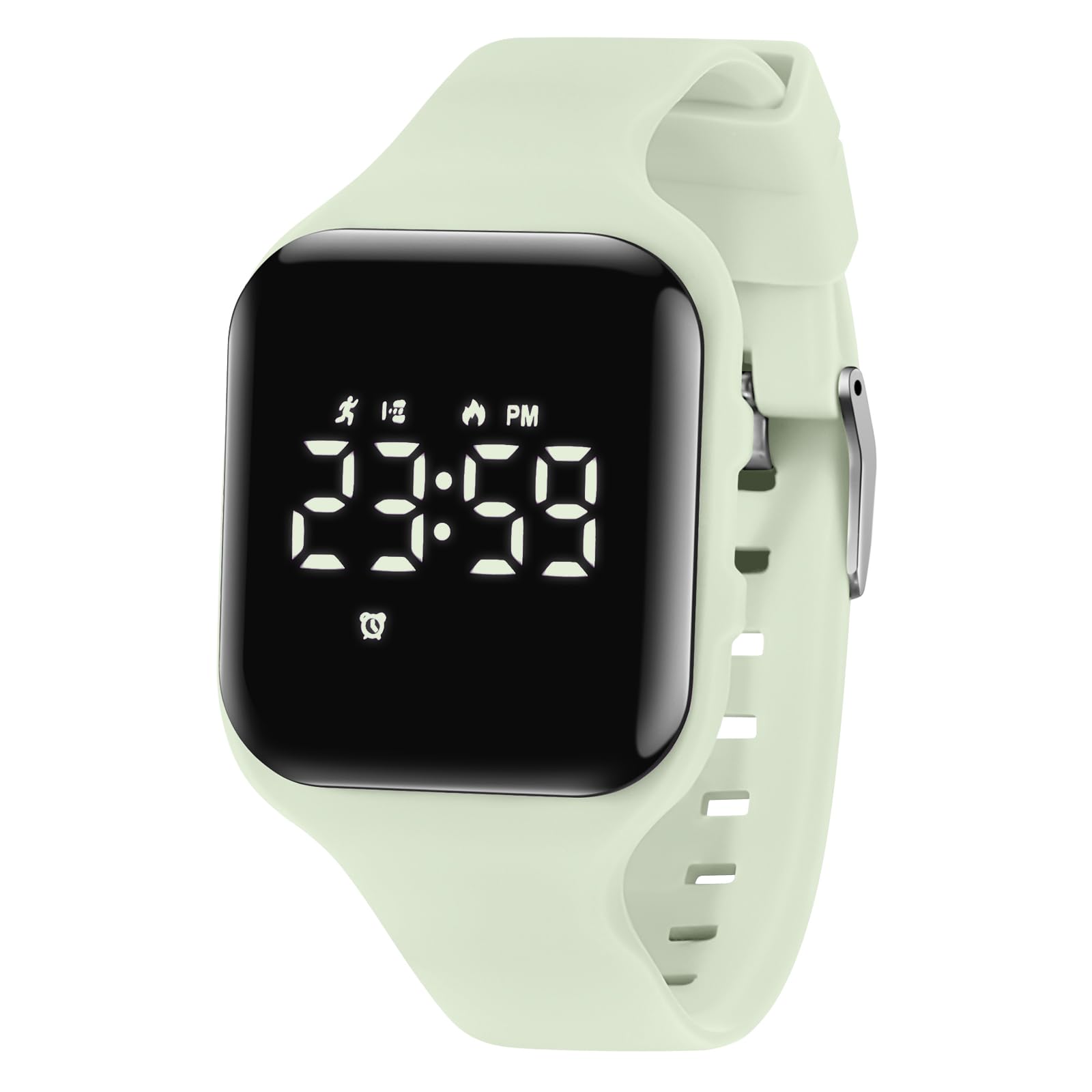 aswan watch Digitaluhr Kinder Mädchen Jungen mit Schrittzähler,Wecker,Stoppuhr, Licht,Datum-Sport Armbanduhr ohne App und Handy mit Silikonarmband