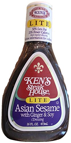 Ken s Steak House Lite Asian Sesame with Ginger & Soy Dressing, 16 OZ