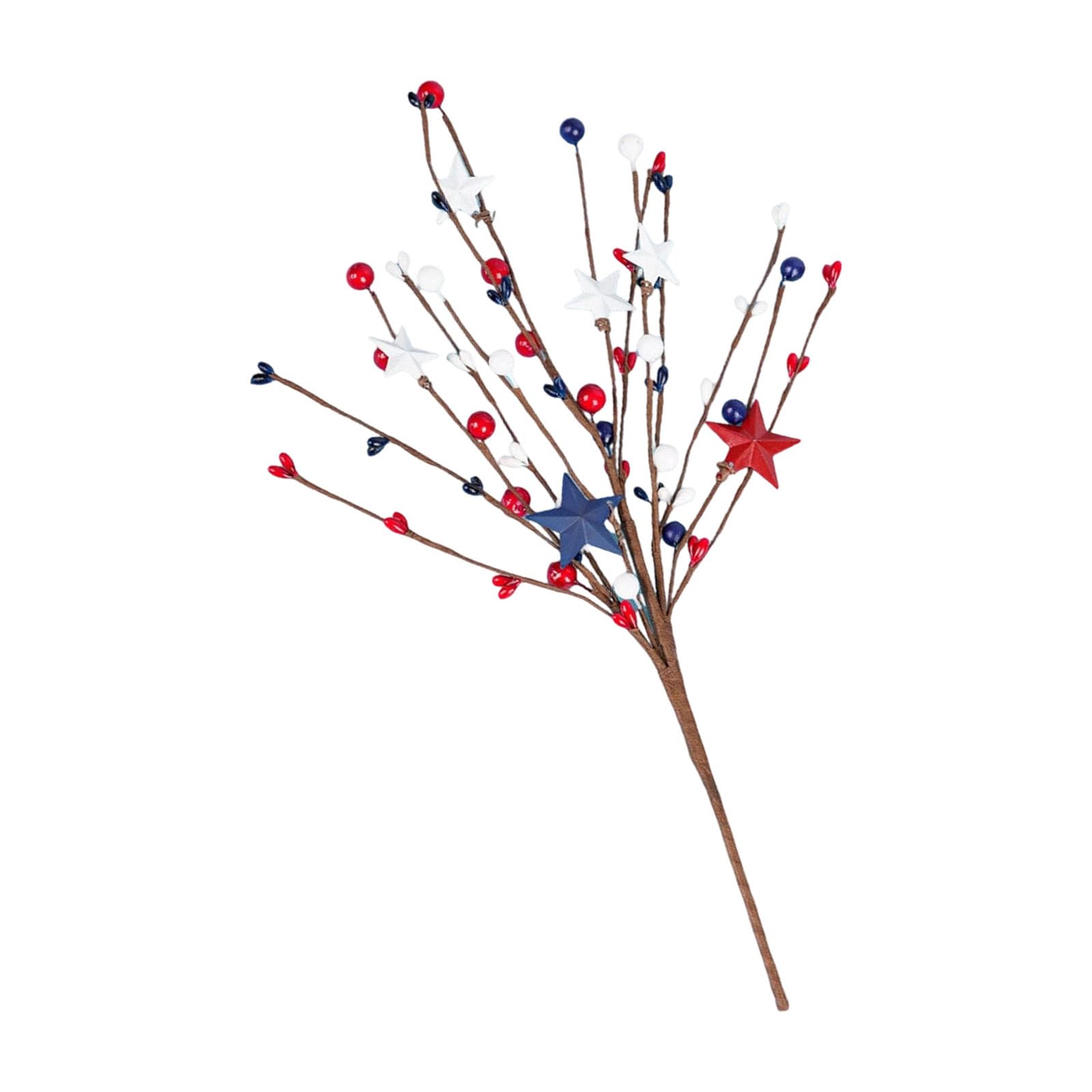 Sbshiouu Sturdy Red White Blue Berries Sprigs Festival Table Centerpieces Decors Sturdy Berries Stalks Red White Blue Sprigs Festival Table Centerpieces Decors
