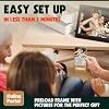 PixStar 15 inch Large Digital Frame WiFi | Free Unlimited Cloud | Share Videos and Photos by Email or App | Motion Sensor | Best USNews Digital Photo Frame 2024 | Large Electronic Picture Frame
