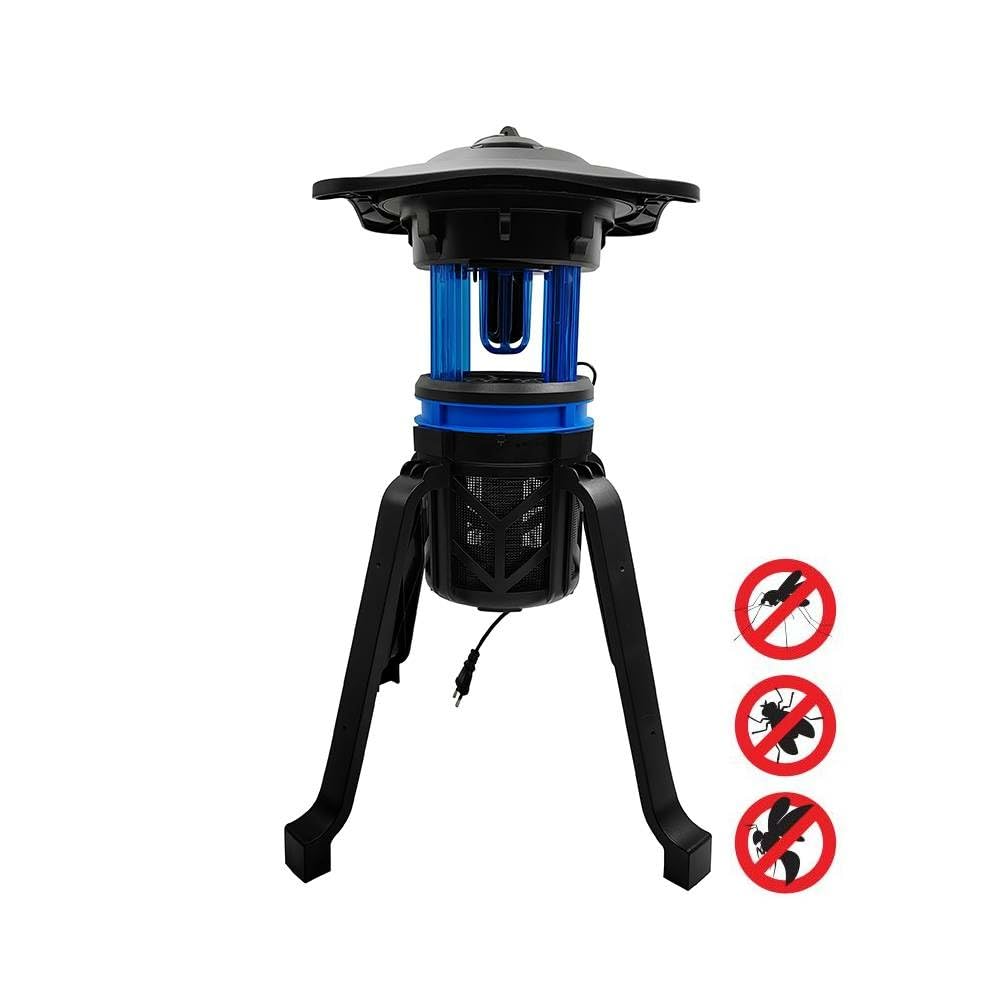 TERRE JARDIN Lampe piège à moustiques et Insectes Volants LED Bleue 50 m²