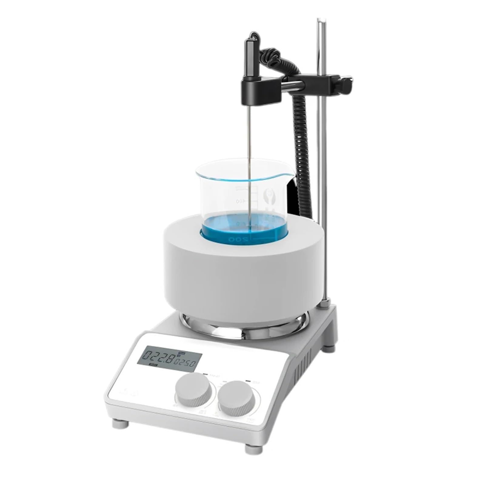 Cyfrowa płyta grzejna 100ml 250ml 500ml 1000ml elektryczny płaszcz grzejny laboratoryjny LCD cyfrowe mieszadło magnetyczne płyta grzejna do użytku laboratoryjnego(MS-H280-B100)