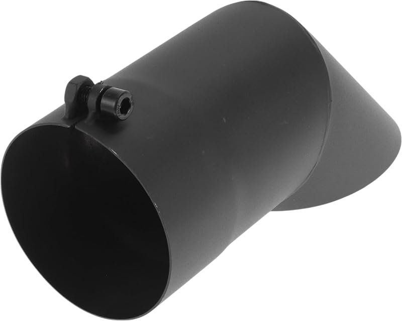 Ponteira de escapamento com saída direcionada Motoforti em aço inoxidável T304 – 8,89 cm x 23,11 cm, 1 unidade