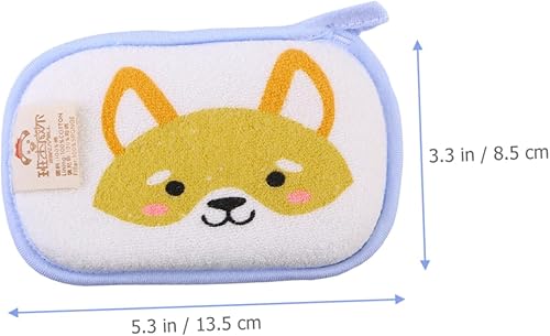 Miniatura 9 de Amosfun 12 piezas de toallas de baño para bebé, esponjas para el cuerpo para limpiar guantes de baño, guantes de baño para bebé, material de toalla,