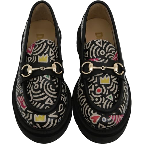 Image of DOGO Penny Loafers for Women - Handmade and Vegan Leather Platform Loafers for Women