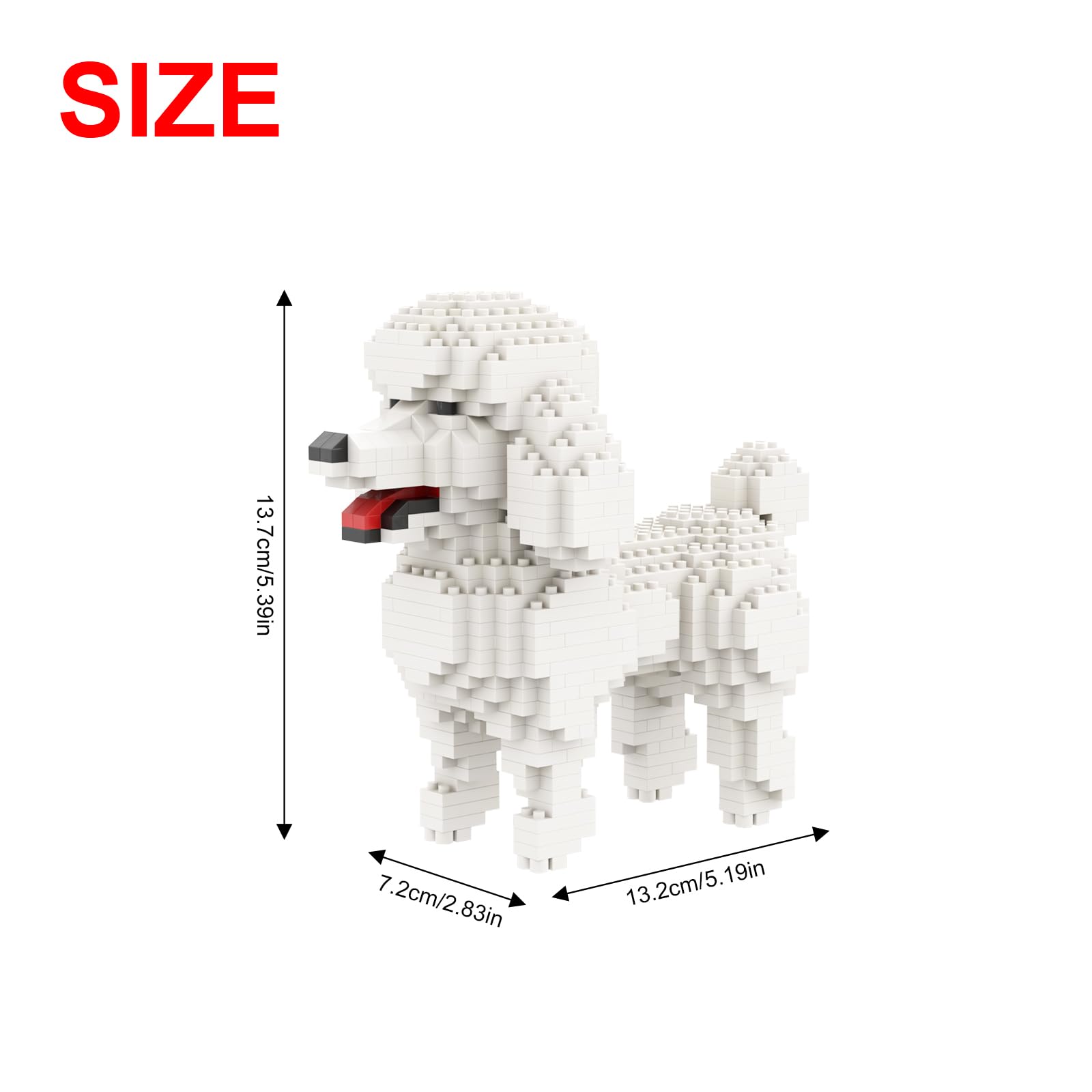 Larcele 999 Pezzi Micro Animale Costruzione di Giocattoli Set