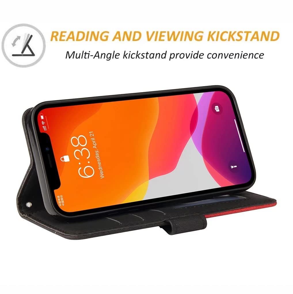 BoerHang Cover per Xiaomi Poco X6 Pro, Slot per Schede, Staffa, Cover Pelle PU Flip Portafoglio,Cover per Xiaomi Poco X6 Pro.(Blu