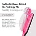 Tangle Teezer Ultimate Volumizer Back Combing Brush, Adds Texture and Volume, for All Hair Types, Pink Embrace