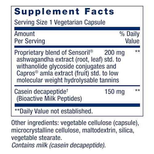 Life Extension Enhanced Sleep Without Melatonin, ashwagandha, amla, Casein Milk peptides, melatonin-Free Supplement for Sleep & Stress Support, Gluten-Free, Non-GMO, Vegetarian, 30 Capsules - Image 4