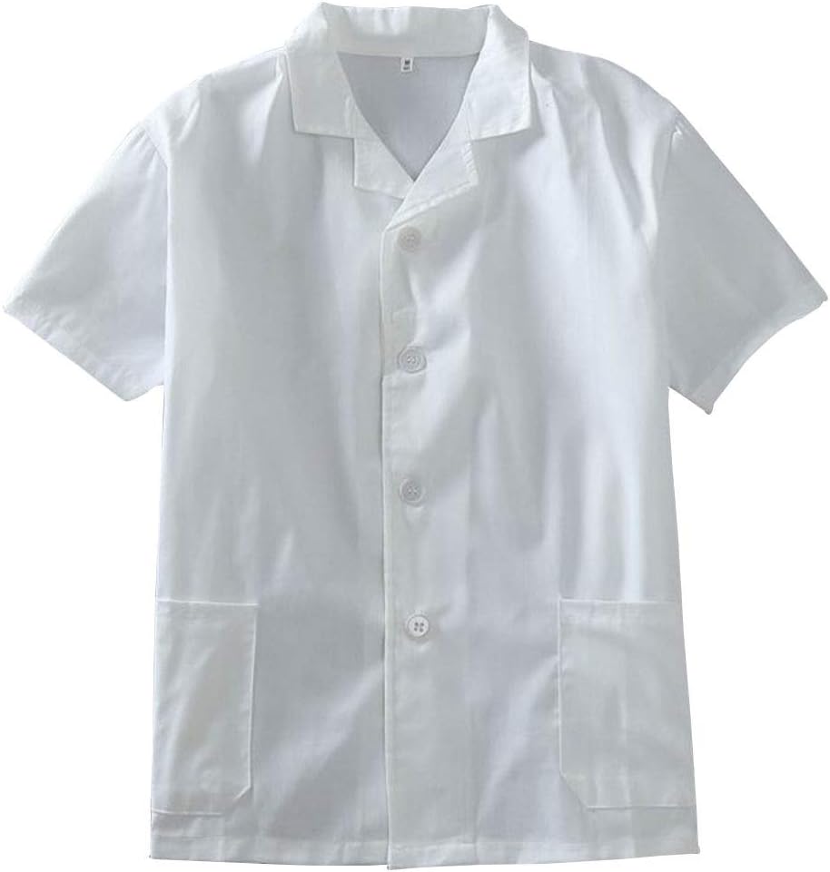 Chef Jacket Uniform Short Sleeve Classic Lightweight Cool Personalized Kitchen