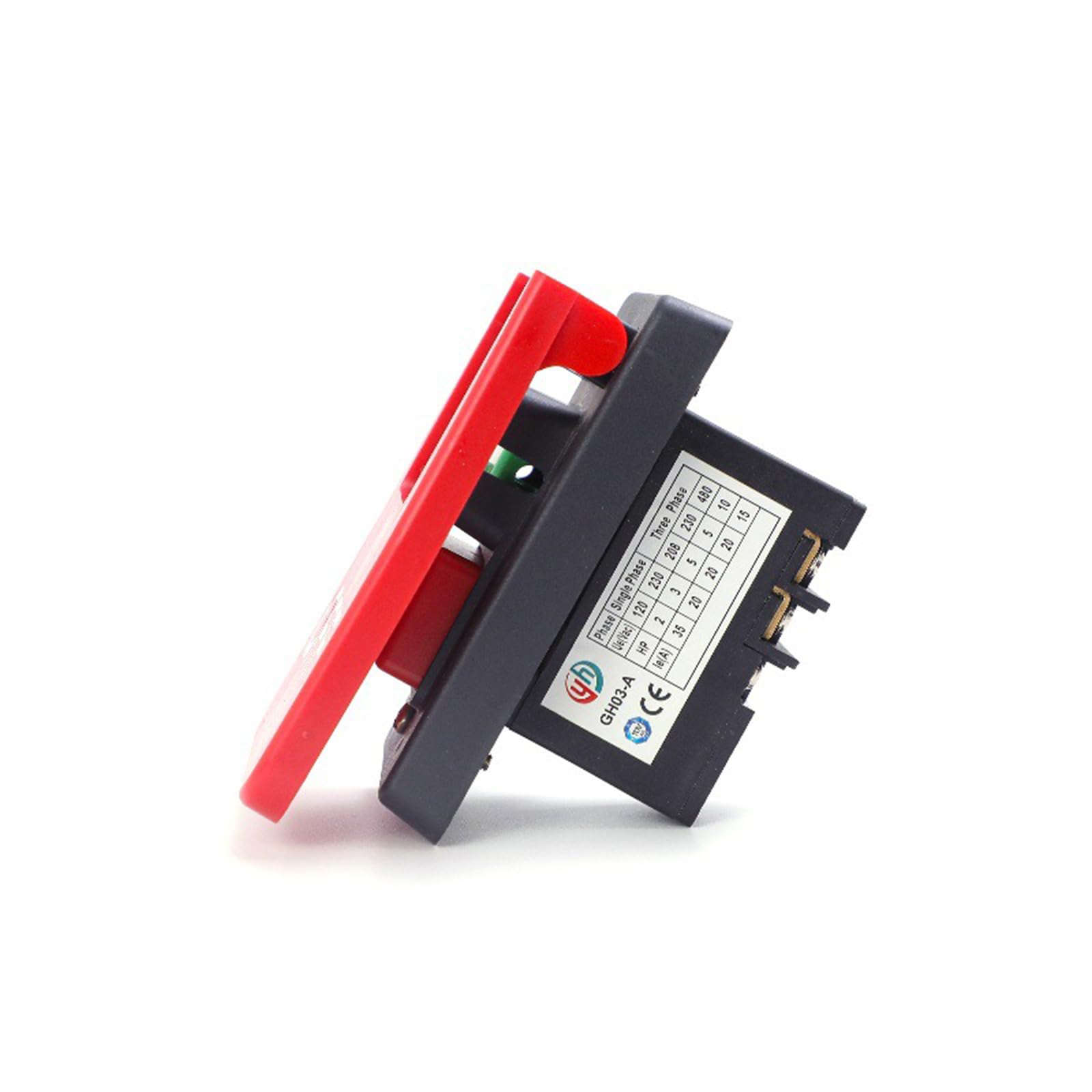 Commutateur de sécurité électromagnétique avec bouton palette d'arrêt d'urgence