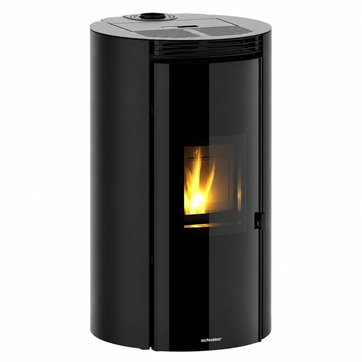 Estufa de Pellets Canalizable 12 kW KEA Negra hasta 96 m²