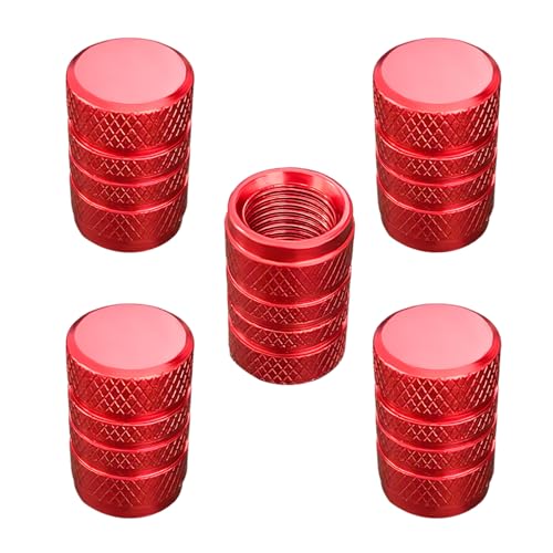 Ohleats 5 PCS Car Tire Valve Stem Caps, Anti-Corrosion Aluminum ...