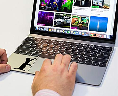 Image of Curious Cat Version 2 Apple Macbook Decal Vinyl Sticker Apple Mac Air Pro Retina Laptop sticker
