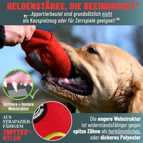 GIZZY® DAS ORIGINAL I Futterdummy Hunde I Robuster Hunde Futterbeutel für alle Rassen I Dummy Hundetraining mit Leckerlies - Die Erziehungshilfe für Hunde I Futterbeutel Hundetraining - Hunde Zubehör