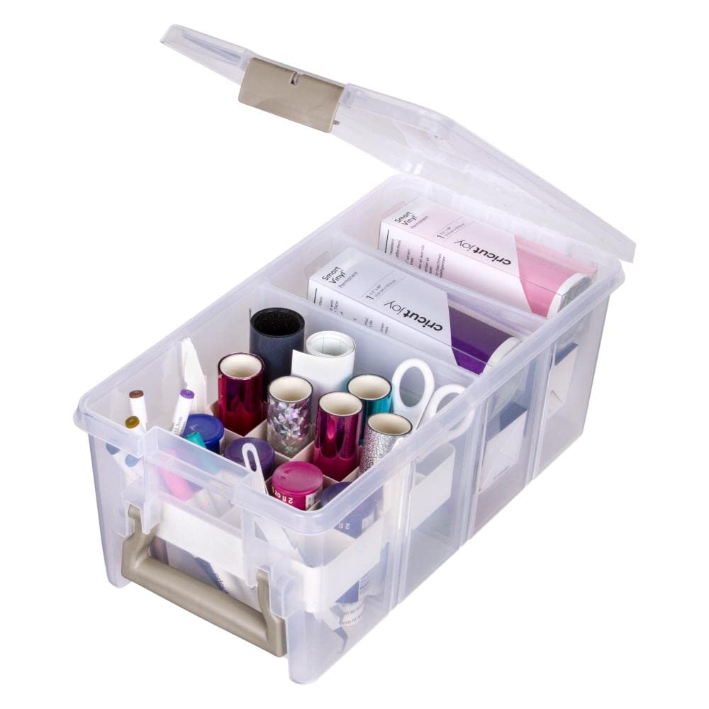 Amazon.com: ArtBin 6814AG Super Satchel Double Deep Accessory Tray