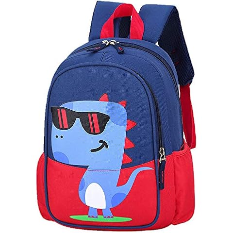 POWOFUN Kids Toddler Preschool Travel Backpack Kindergarten Cool Cute Cartoon Schoolbag Backpack Dinosaur Red Backpack Bookbag For Girls Boys Baby Cover