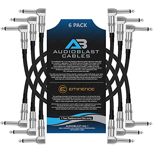 Câble de raccordement pour pédale guitare Audioblast flexible contre perte signal