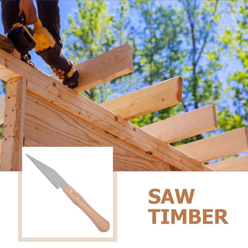 OSALADI Handgefertigte Holzbearbeitungssäge Japanische Zugsäge Schneidsäge Handsäge Kleine Zugsäge Doppelkanten Stichsäge Tragbare Mini Säge Kleine Handsäge