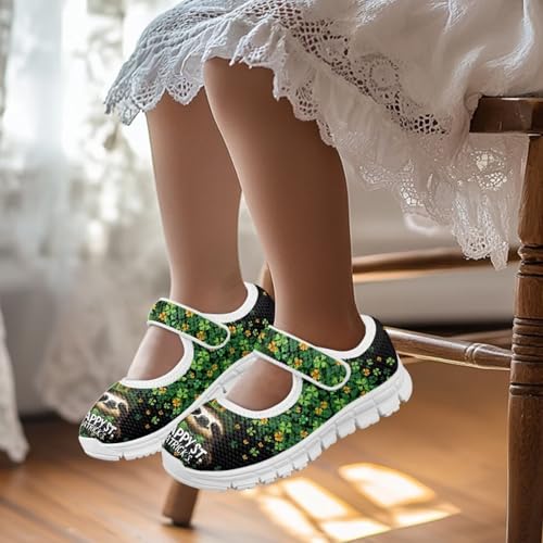 BIGCARJOB Mary Janes Sneakers for Girls Tennis Shoes School Uniform Shoes Kids Flats Walking Shoes2