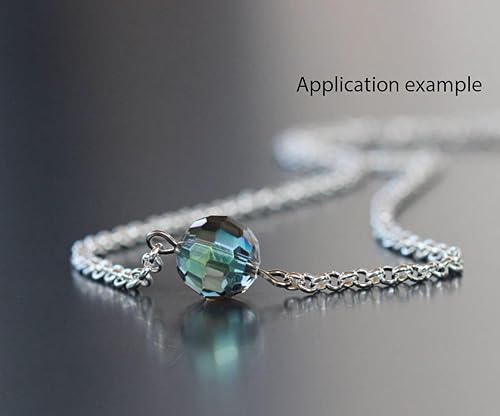 Miniatura 8 de Adabele SS2R-802 - 50 cuentas de cristal redondas sueltas y facetadas austriacas de 0.315 pulgadas (0.315 in) transparentes compatibles con