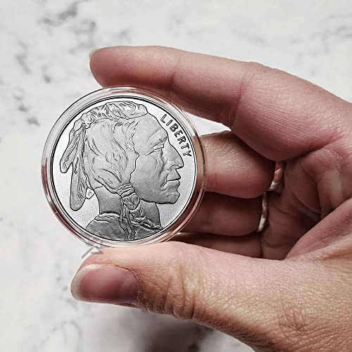 Tubo para monedas con 20 cápsulas H39 para rondas de plata de 1 oz miniatura 5