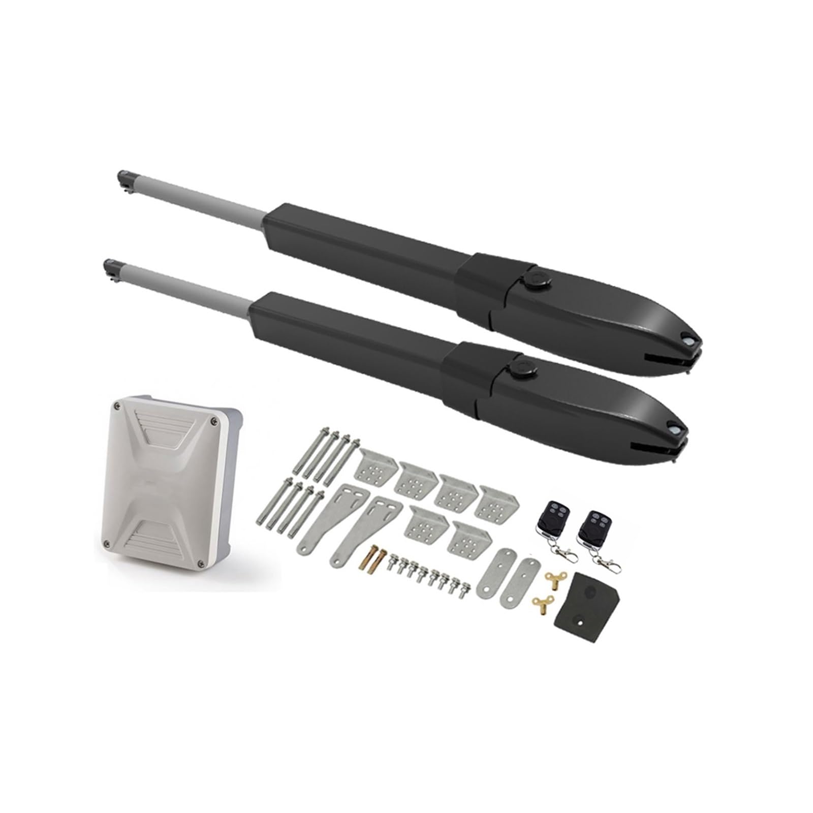 Otwieracz bram przesuwnych, Bateria słoneczna Podwójne ramię Elektryczny operator drzwi Swing Gate Opener Kamera IP Outdoor Farm Manor