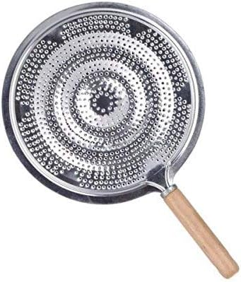 #1 Simmer Ring Heat Diffuser & Flame Tamer Quality Round Gas Stove Top - Aluminum & Wood Handle (2)