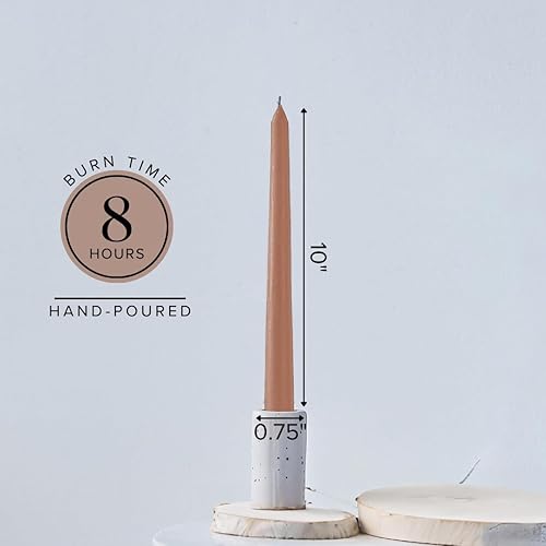 Vista 14 de Simply Soson Juego de 30 velas altas color marfil, sin goteo, a granel Marfil,Blanco,Azul Clásico,Negro,Rojo,Gris