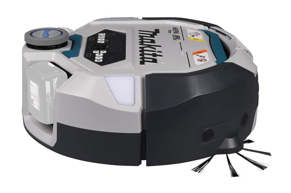 Makita Bezprzewodowy Robot Czyszczący, Biały/Czarny