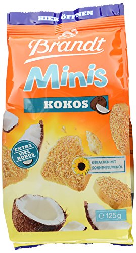 Brandt Mini Kokos-Zwieback, 12er Pack (12 x 125 g Packung)