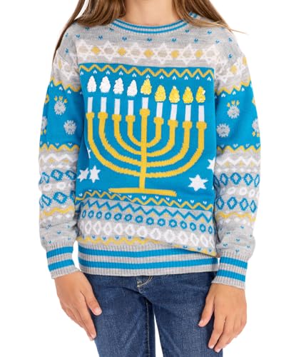 Tipsy Elves Youth Hanukkah Sweaters - Holiday Sweater for Parties and Events - Main Image