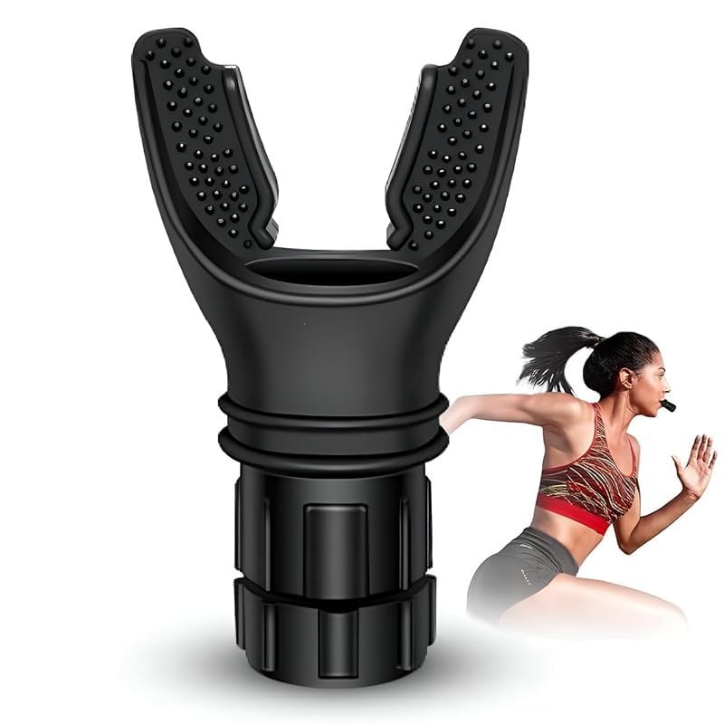 Breathing Exercise Device for Lung Capacity Improvement – Respiratory Muscle Trainer, Sports Breathing Fitness Equipment, Lung Exerciser for Men & Women (White)-image-40
