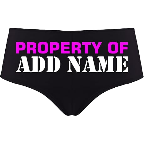SGR Custom Property of Daddy Panties: Premium Cotton Naughty Panties for Women,...
