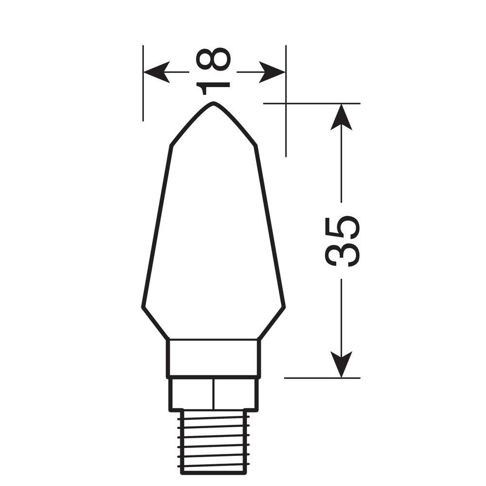 Lampa 90475 Micro, frecce Moto LED omologate, indicatori di direzione a LED, 12V