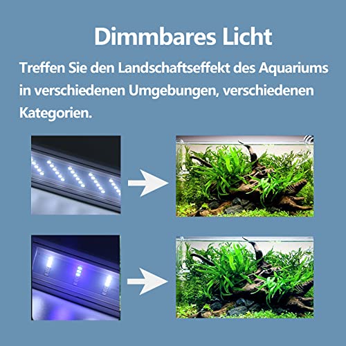 GERUI Lampada a LED ultra sottile per acquario