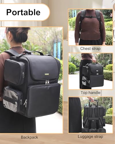 Relavel Heat-Insulated Hair Stylist Backpack