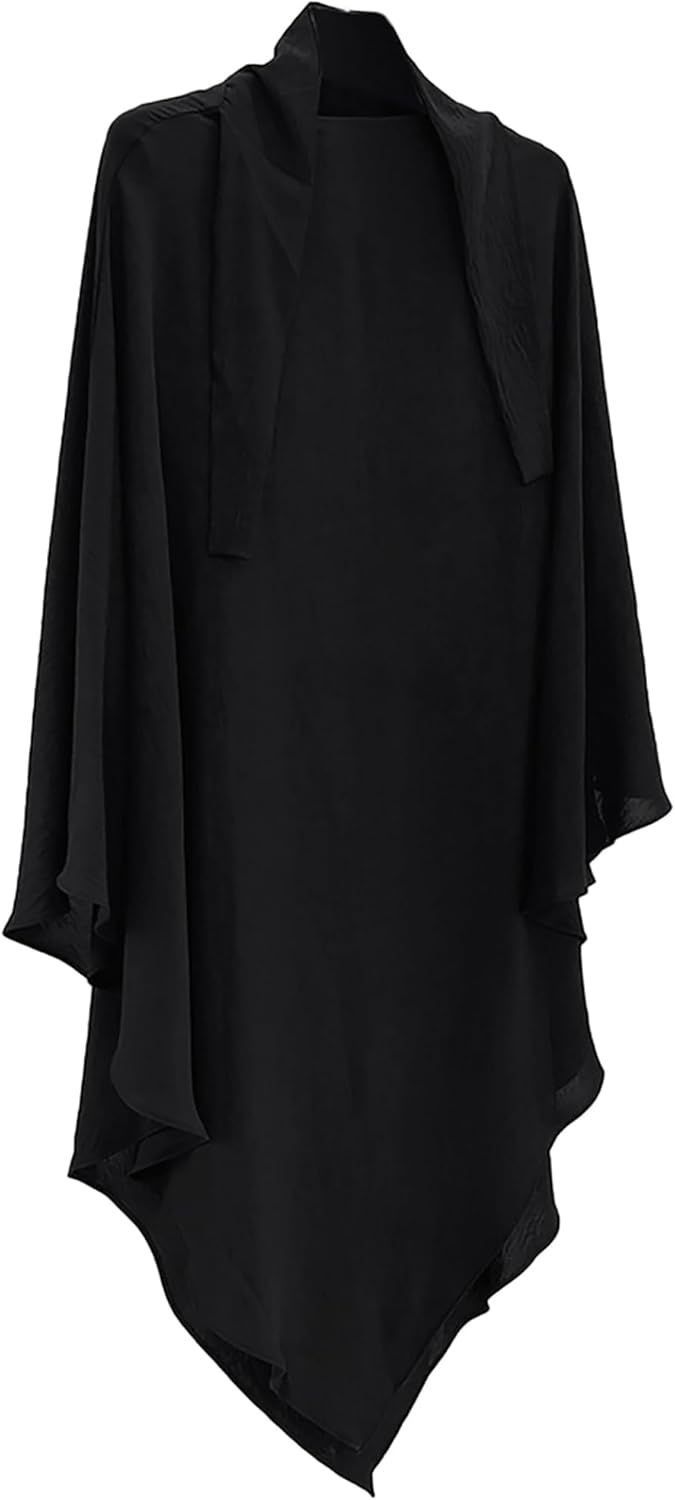 Muslim Prayer Abaya Islamic Women's Khimar Pure Color Hijab Dress Long Sleeve Dubai Kaftan